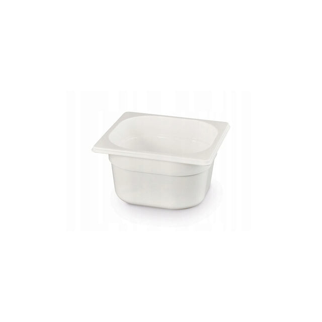 Tava gastronorm GN 1/6 din policarbonat, Hendi, 1 litru, 176x162x65(h)mm rezistenta la temperaturi -40 pana la 110 C