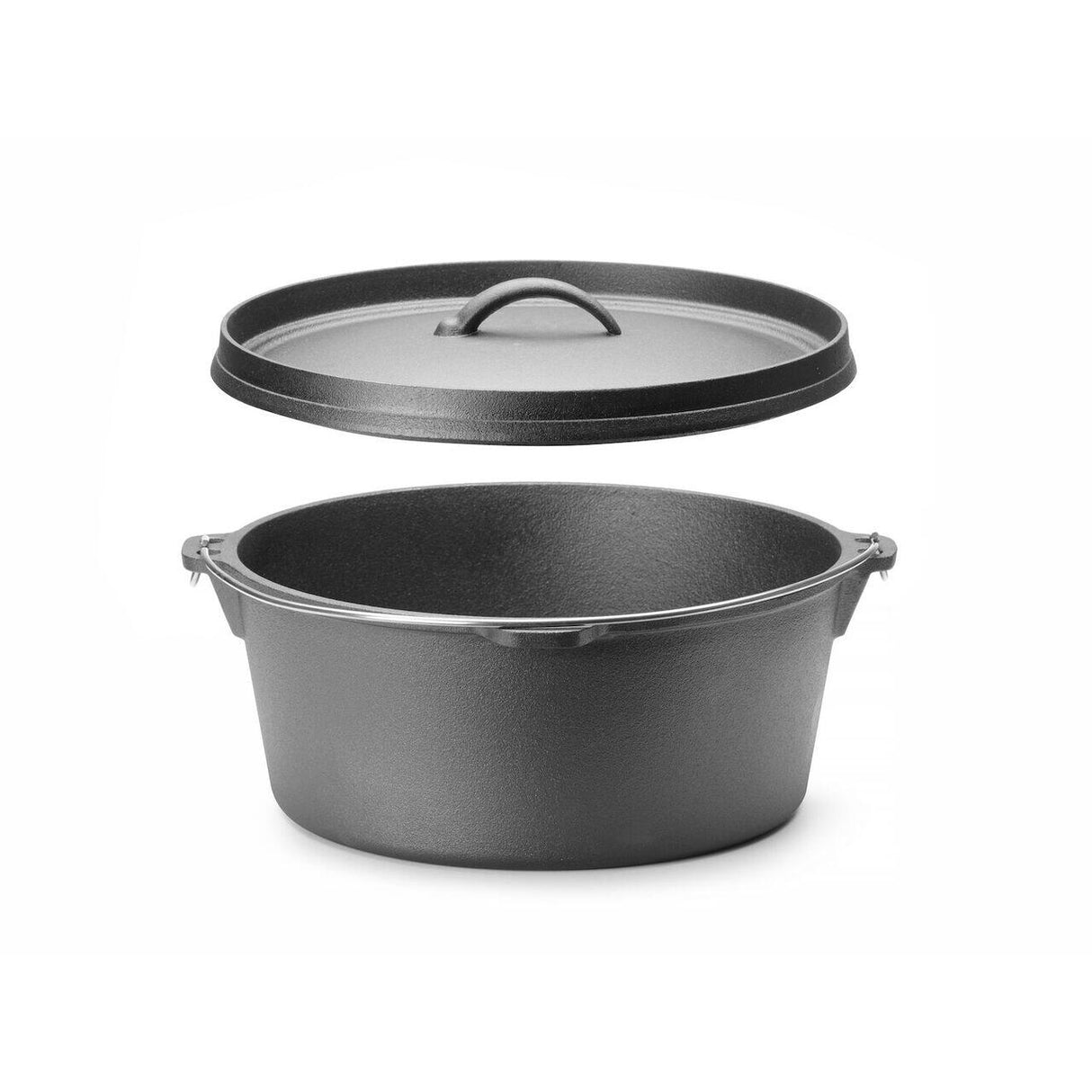 Oala din fonta, HENDI, 7,2 L  negru, ø310x(H)155mm