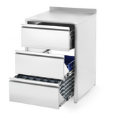 Modul cu 3 rafturi cu acțiune rapidă, Oxygen 600x650x(H)900 mm, Barmatic