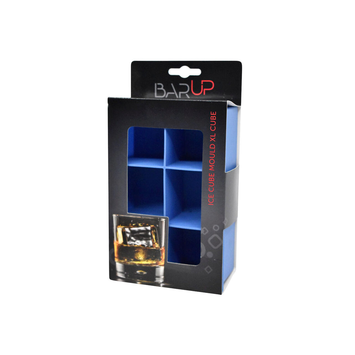 Forma din silicon durabil pentru cuburi de gheata XL, Hendi, 5x5x(H)5 cm, potrivita si pentru uz profesional