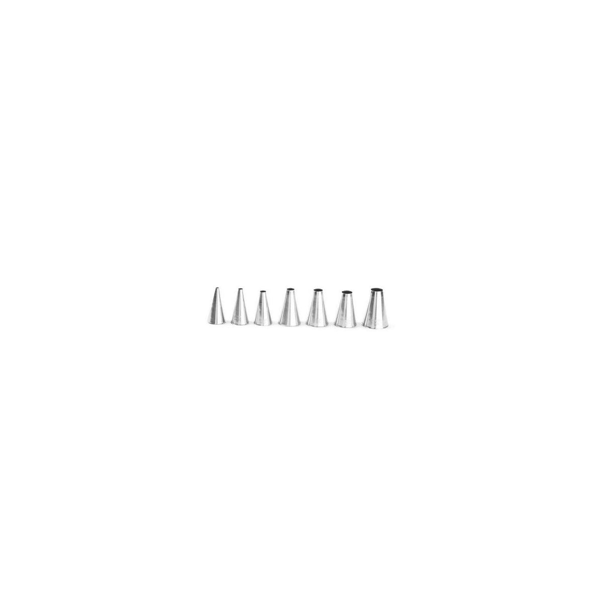 Varf decorare pentru cofetarie/patiserie, Hendi, rotund, Inox, diametru 8 mm