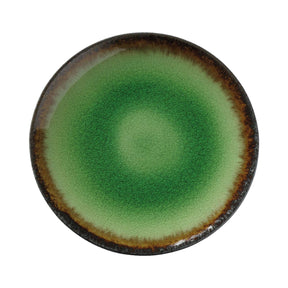 Farfurie Fine Dine, Beryllium diametru 207 mm, portelan, decorat manual