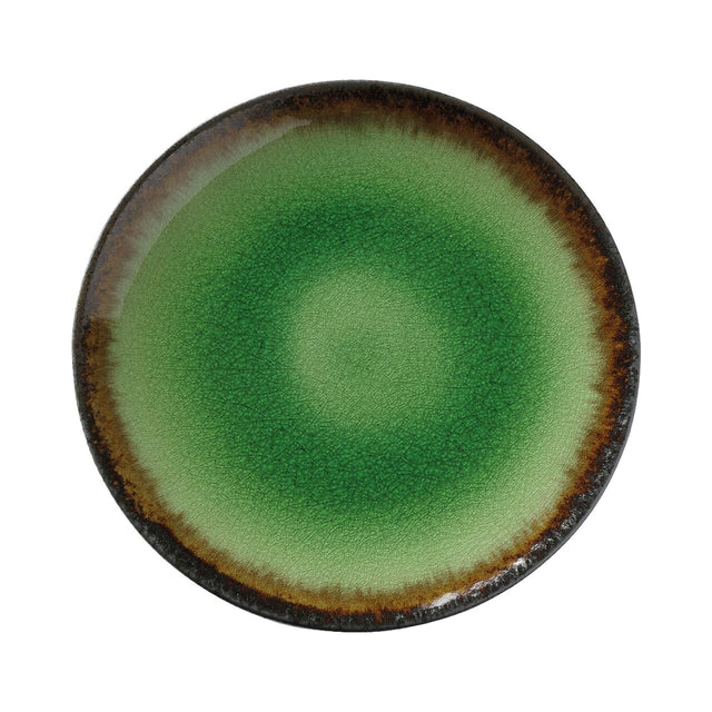 Farfurie Fine Dine, Beryl diametru 254 mm, portelan, decorat manual