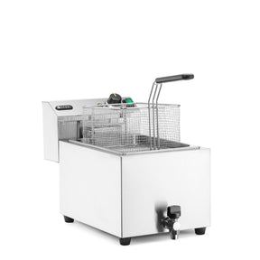 Friteuza XL, Profi Line cu robinet de scurgere, 10L, 400V / 6600W, 302x687x(H)375 mm