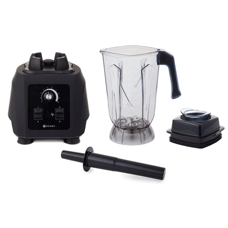 Blender profesional de mare putere 1680 W, cana policarbonat BPA free, 2.5 lt, Hendi, rotatie cutit de la 8350 rpm pana la 24800 rpm