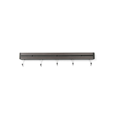 Suport magnetic pentru cutite, 60 cm, cu 6 carlige agatare, Hendi