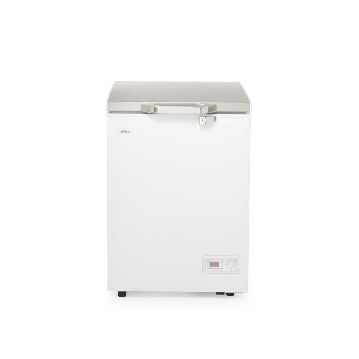 Lada frigorifica profesionala 140 L, interval racire -26 / -18 C, ARKTIC by Hendi, 70 W, corp aluminiu cu izolatie spuma de 70 mm, clasa energetica F, 754x608x845 mm, Clasa energetica F