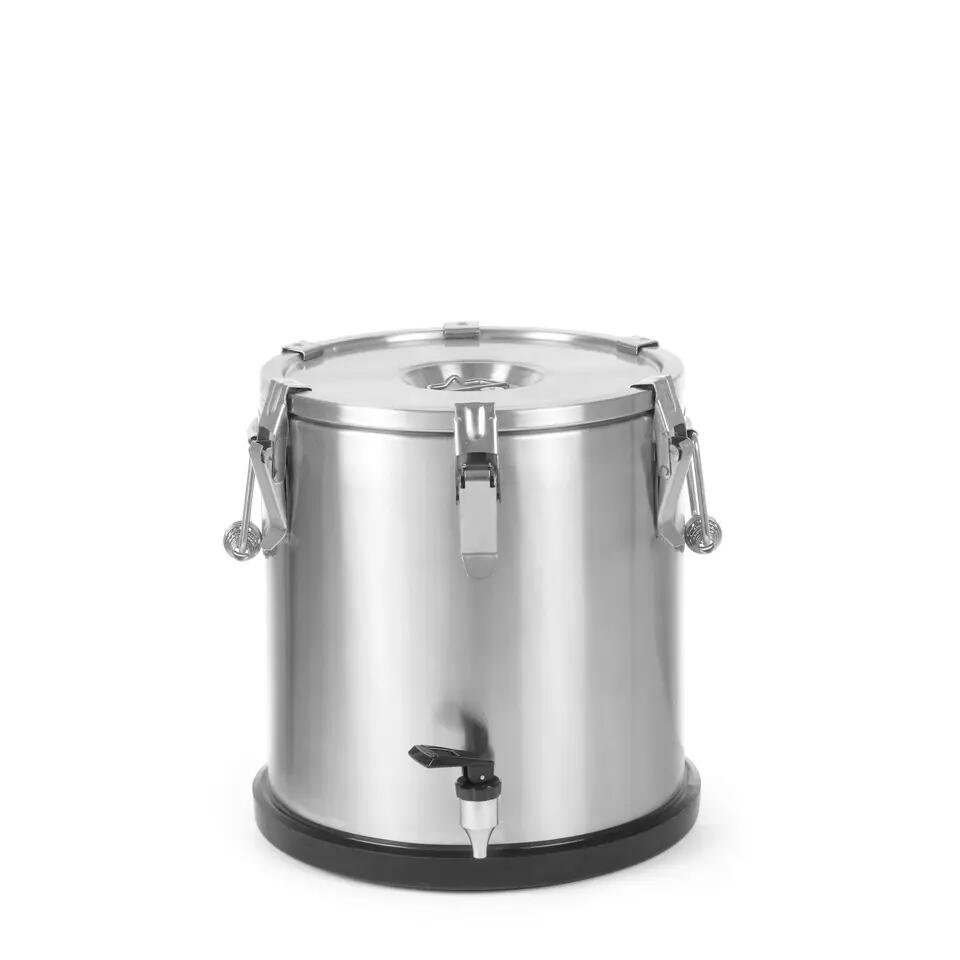 Termos portabil cu robinet, HENDI, Profi Line, 20L, ø330x(H)360mm