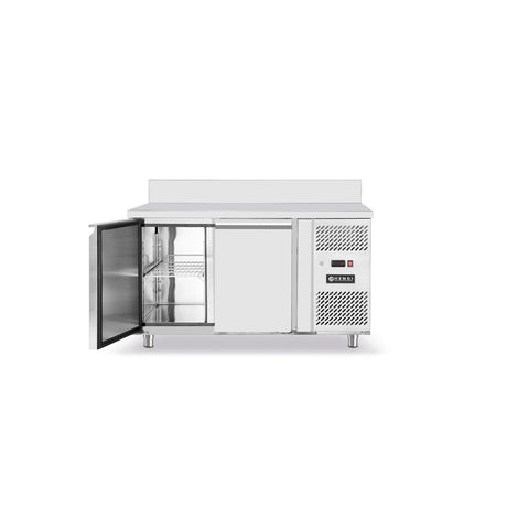 Masa rece cu 2 usi profesionala, inox, ARKTIC by Hendi Profi Line, interval temperatura -2/+8 gr C, 250W, 136x70x(H)85 cm