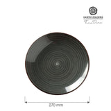 Farfurie Fine Dine, colectia Onix, dimetru 270 mm, portelan, rezistenta la temperaturi pana la 150 C