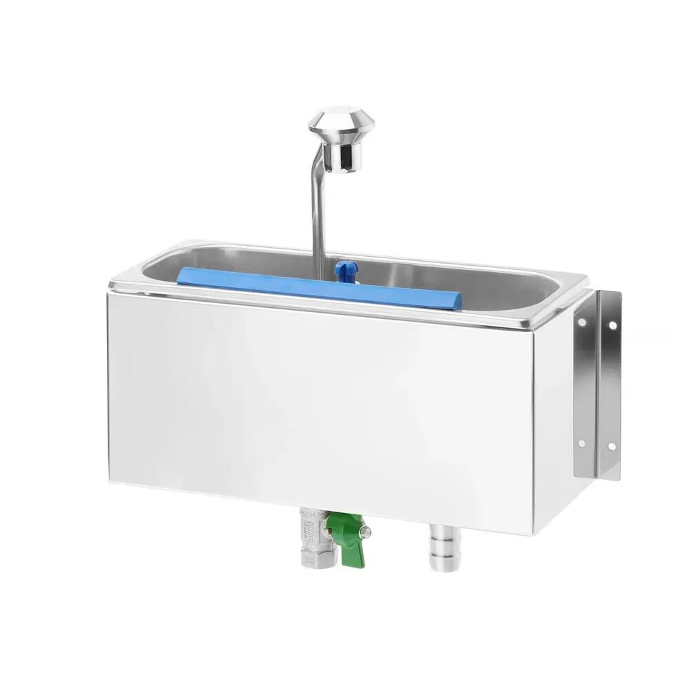 Sistem de spalare HENDI pentru accesorii preparare inghetata, Stöckel, 270x110x(H)115 mm