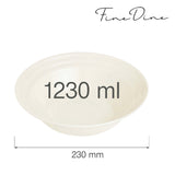 Bol Fine Dine,  Crema 1230 ml, 230 mm