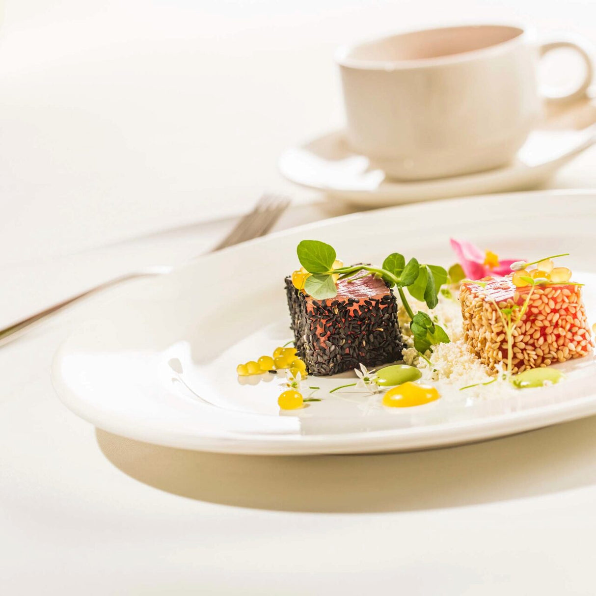 Farfurie Fine Dine, Crema 300 mm