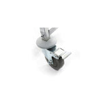 Carucior pentru debarasare tavi, cu roti, capacitate dubla 2 x 15 tavi GN 1/1 (530x325 mm), Hendi, compact, din inox, 798x610x(H)1710mm
