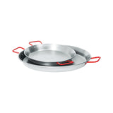 Tigaie Paella cu 2 manere ,60 cm diametru x 4 cm inaltime, din otel de inalta calitate, Hendi, pentru echipamente pe gaz
