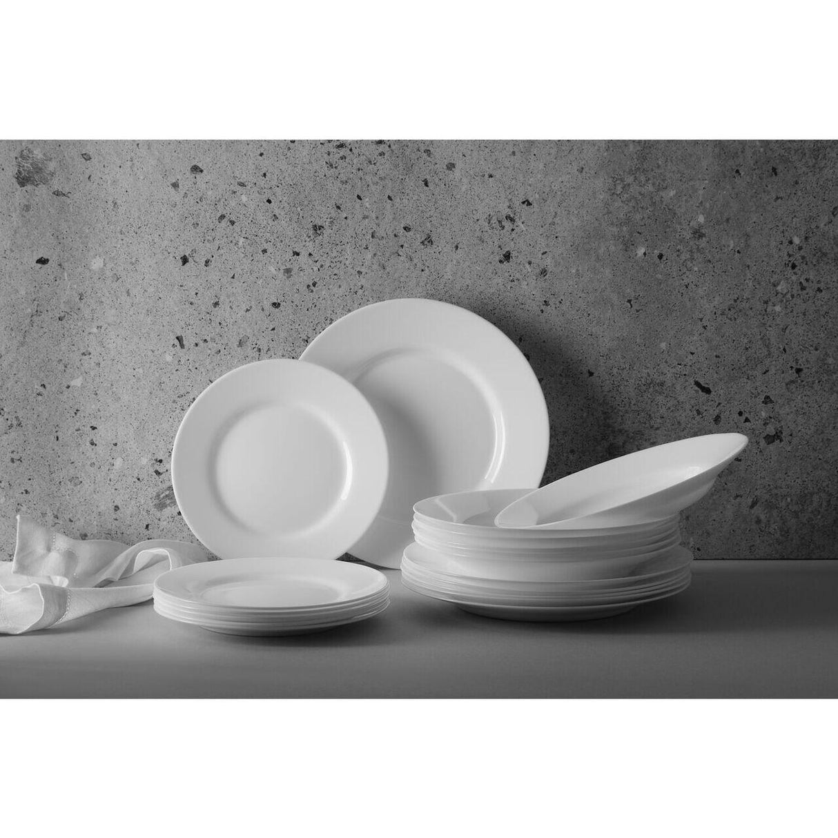Set de farfurii EVERYDAY , 18 piese,Hendi,Ø 225mm, Ø245mm, Ø195 mm