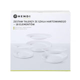 Set de farfurii EVERYDAY , 18 piese,Hendi,Ø 225mm, Ø245mm, Ø195 mm