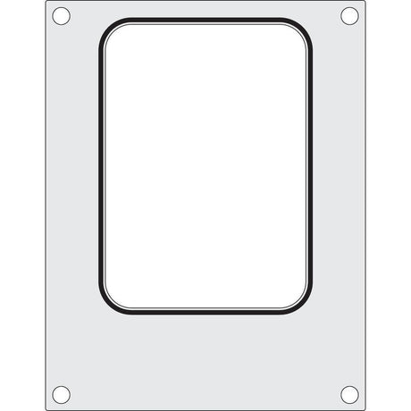Matrita sigilare pentru un recipient cu un compartiment 187x137 mm