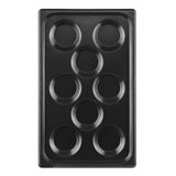 Tava pentru oua, cu invelis antiaderent CONVECTOMAT EGGPLATE, HENDI, GN 1/1, Negru, 530x325x(H)26mm