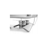 Chafing dish inox GN1/1, contine 2 suporturi combustibil si o tava GN 1/1 65mm, HENDI Smart