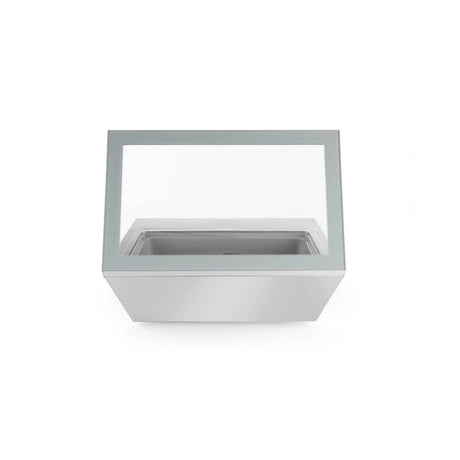Vitrina de prezentare pentru inghetata, 77 lt, -18/-25 gr C, corp inox, ARKTIC by Hendi, 867x735x(H)373mm, Clasa energetica E