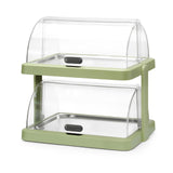 Display racire rolltop verde dublu cu 4 elemente de racire