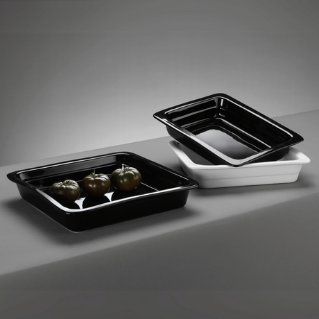 Tava Gastronorm GN 1/1, H=65 mm - portelan termo-rezistent - Hendi