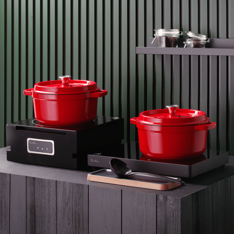 Cutie Medeira pentru plita cu inductiie  Fine Dine 239551, Black