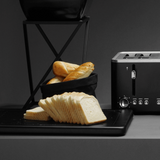 Placă de tăiat pâine Madeira Black 530x325 mm Fine Dine