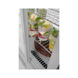 Vitrina rece pt prezentare, 120 lt, interval temp. 0-6 gr C, 160 W, corp inox, ARKTIC by Hendi, 707x570x(H)680mm, Clasa energetica B