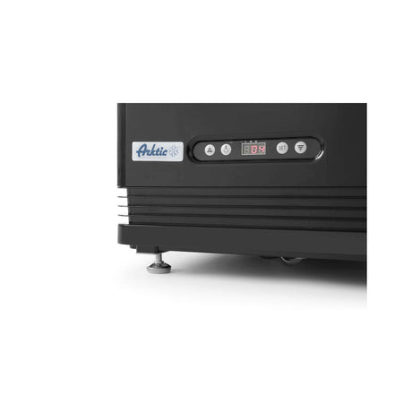 Vitrina rece pt prezentare, Negru, 68 lt, interval temp 2-6 gr C, 170 W, 3 rafturi reglabile pe inaltime, ARKTIC by Hendi, 452x406x(H)891 mm, Clasa energetica C
