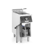 Friteuza electrica cu spatiu de depozitare, 24L, 12kw, 400V, 360x700x(H)850+90 mm