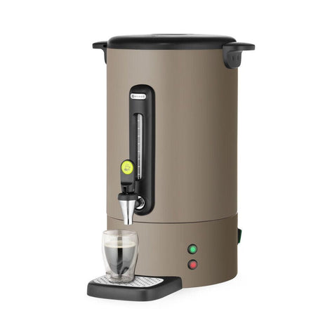 Percolator Taupe mat 14 l, HENDI Uniq, Design de Bronwasser, 1650 + 100W