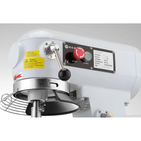 Mixer profesional planetar spirala cu vas detasabil 3 viteze, roti pivotante, vas inox, HENDI Smart, 10 litri 500 W, 390x404x (H) 620 mm
