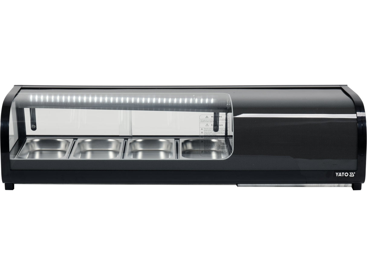 VITRINA FIRGORIFICA 4X1/3GN, YATO YG-05000 117,7X42X26,5CM