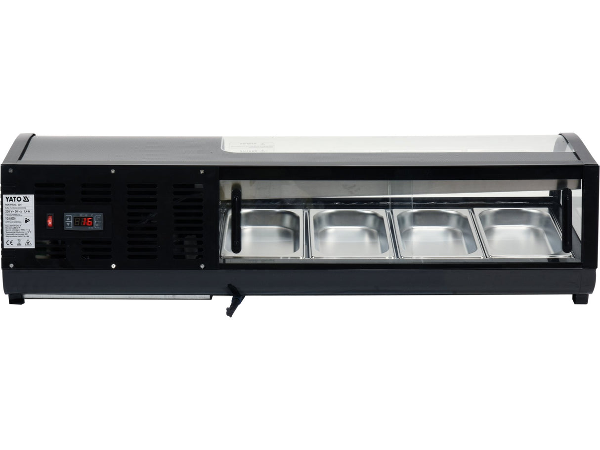VITRINA FIRGORIFICA 4X1/3GN, YATO YG-05000 117,7X42X26,5CM