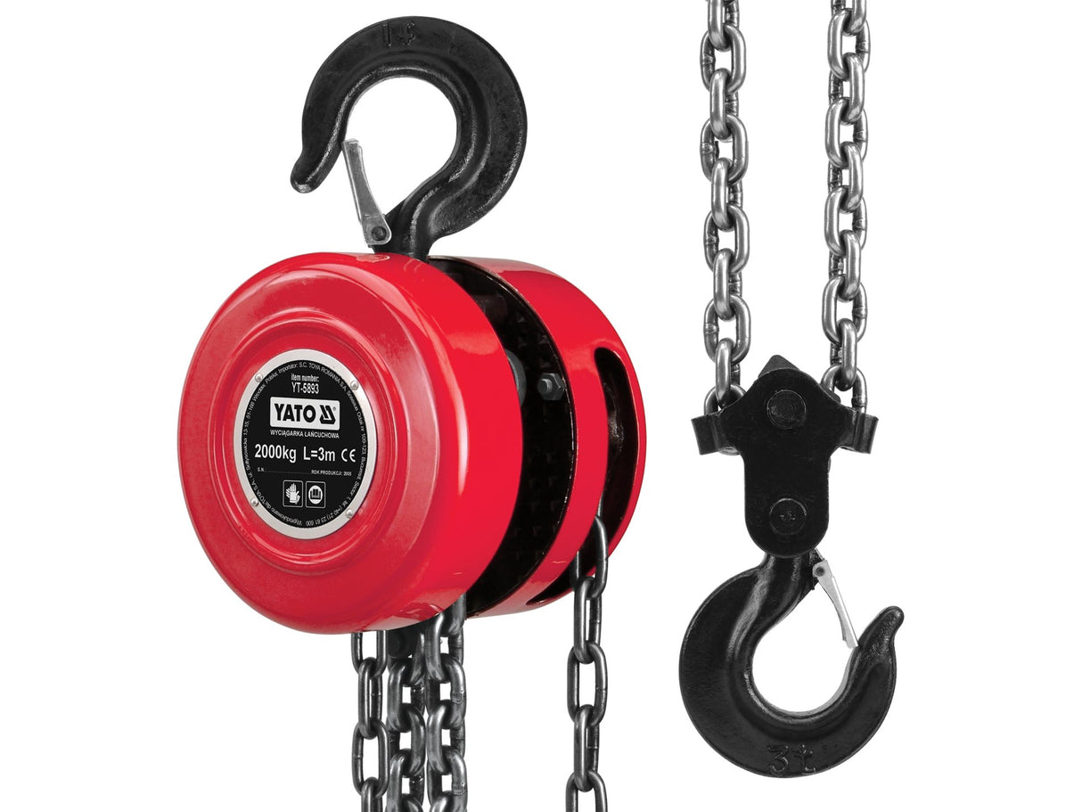 SCRIPETE CU LANT YATO YT-5893 2000 KG, 3M.