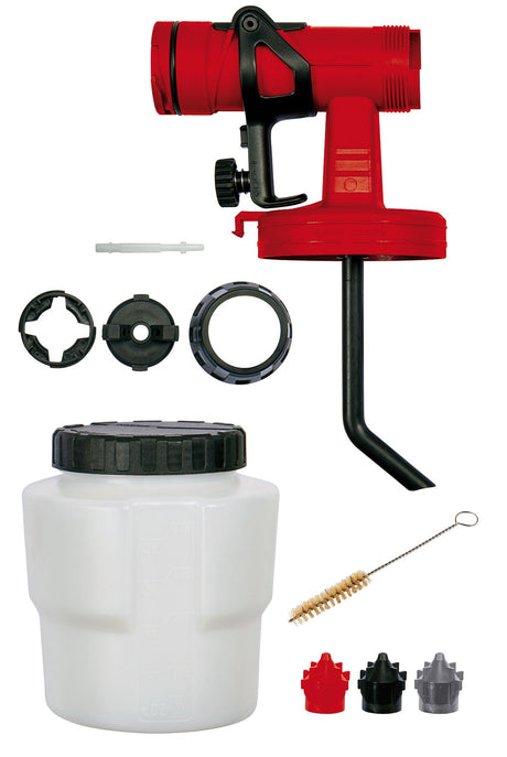 Accesoriu pentru pulverizator de vopsea original Einhell (accesoriu pentru pulverizator cu recipient pentru vopsea de 800 ml, incl. 3x duze, perie de curatare, cap de pulverizare) Einhell - scule electrice si unelte profesionale - BricoMart