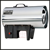 Aeroterma de aer cald pe acumulator Einhell GE - HG 18/370 Niro Li - Solo PXC (Li - ion, 37 kW, carcasa din tabla de otel inoxidabil, aprindere piezo, electrovalva, fara acumulator sau incarcator Einhell - scule electrice si unelte profesionale - BricoMart