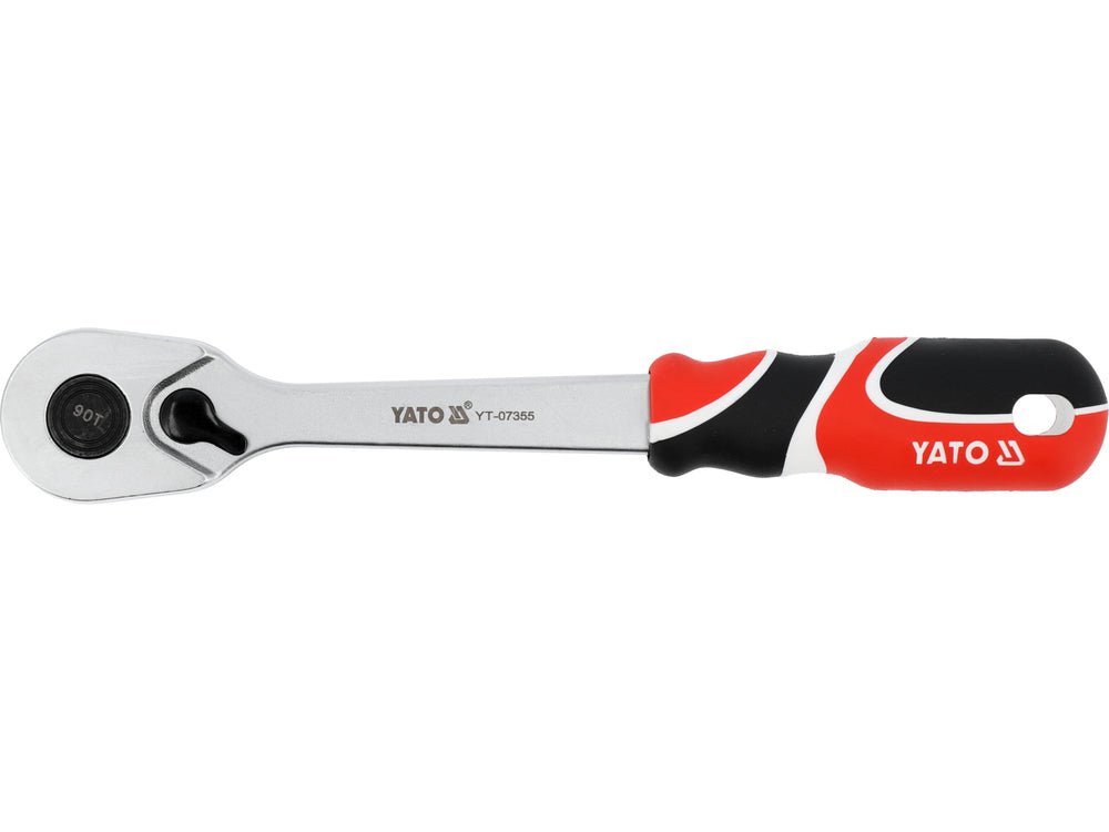 ANTRENOR CU CLICHET 1/2'' 1000NM Yato YT - 07355 - 1000 Nm, 12,7 mm, 256 mm, CrMo Yato - scule electrice si unelte profesionale - BricoMart