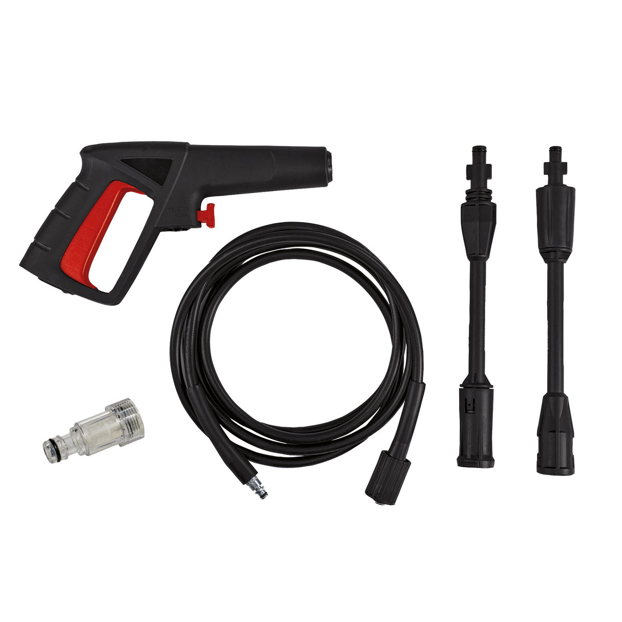 Aparat de curatat/spalat cu inalta presiune Einhell TC - HP 90 (1.200 wati, max. 90 bar, debit max. 372 l/h, maner de transport, racord de apa + filtru integrat, incl. pistol, furtun, lance + duza Einhell - scule electrice si unelte profesionale - BricoMart