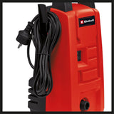 Aparat de curatat/spalat cu inalta presiune Einhell TC - HP 90 (1.200 wati, max. 90 bar, debit max. 372 l/h, maner de transport, racord de apa + filtru integrat, incl. pistol, furtun, lance + duza Einhell - scule electrice si unelte profesionale - BricoMart