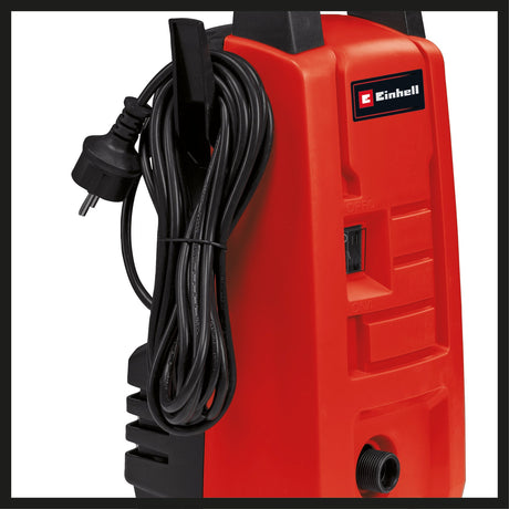 Aparat de curatat/spalat cu inalta presiune Einhell TC - HP 90 (1.200 wati, max. 90 bar, debit max. 372 l/h, maner de transport, racord de apa + filtru integrat, incl. pistol, furtun, lance + duza Einhell - scule electrice si unelte profesionale - BricoMart