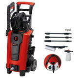 Aparat de curatat/spalat cu inalta presiune Einhell TE - HP 170 (2.300 W, max. 170 bar, sistem modular de cuplare rapida, incl. furtun de inalta presiune, pistol, lance, diverse duze, perie, rezervor de spalare Einhell - scule electrice si unelte profesionale - BricoMart