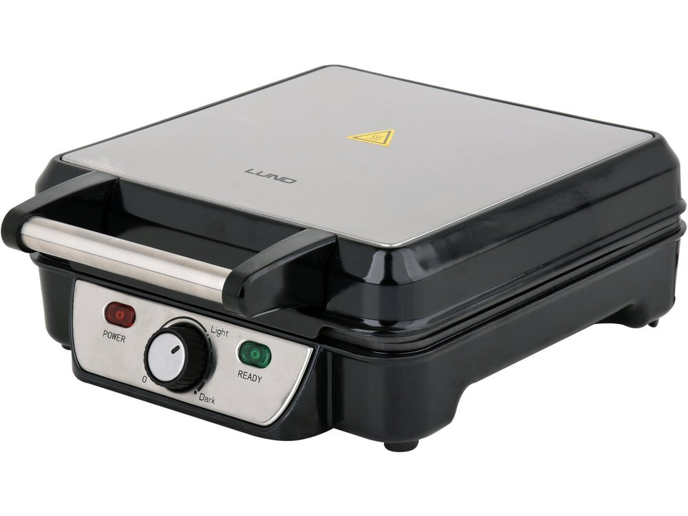 APARAT DE FACUT WAFFLES 1100W Lund 68012 - Aparat pentru waffle, 240V, 24 x 24cm, 70cm Lund - scule electrice si unelte profesionale - BricoMart