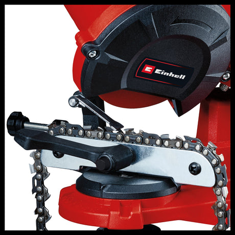 Aparat pentru ascutit lant de drujba Einhell GC - CS 85 E, 85 W, 5500 rpm, reglare unghi de slefuire cu scala, dispozitiv de tensionare a lantului, opritor de adancime inclusiv disc abraziv) Einhell - scule electrice si unelte profesionale - BricoMart