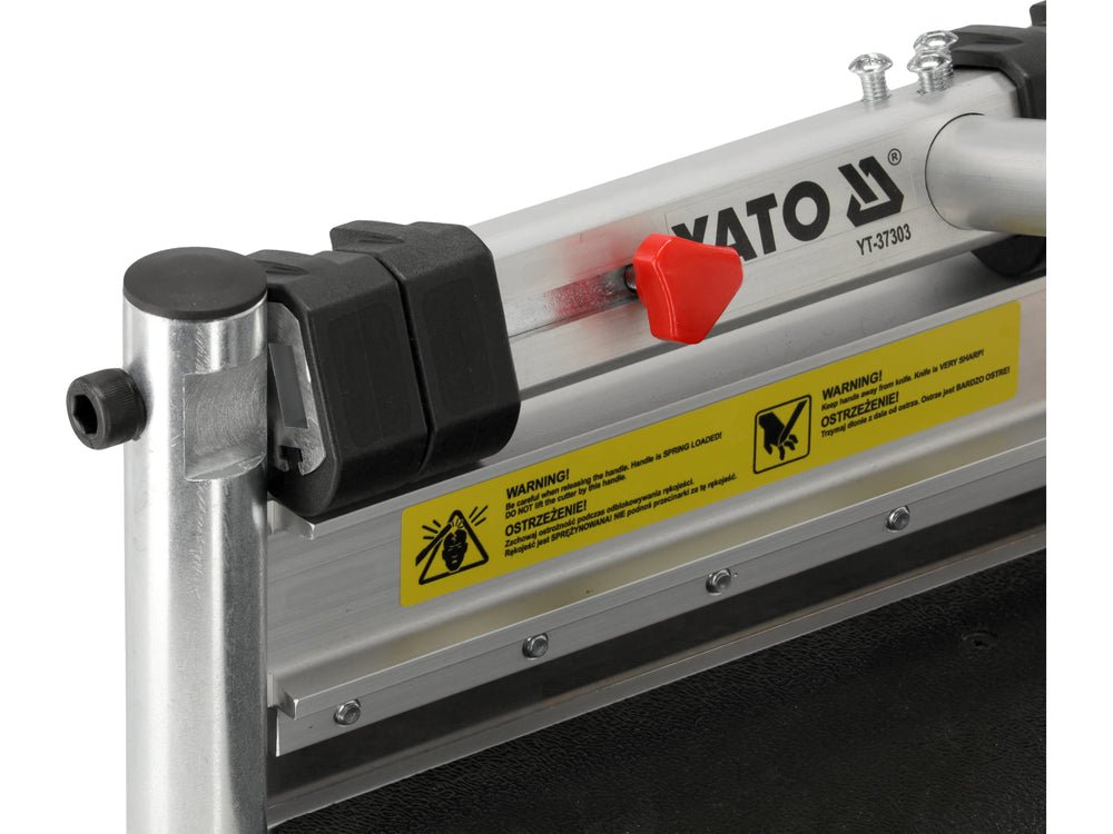 APARAT PENTRU TAIAT PARCHET LAMINAT 230MM Yato YT - 37303 - 230 mm, 15 mm, 650 mm, 460 mm Yato - scule electrice si unelte profesionale - BricoMart