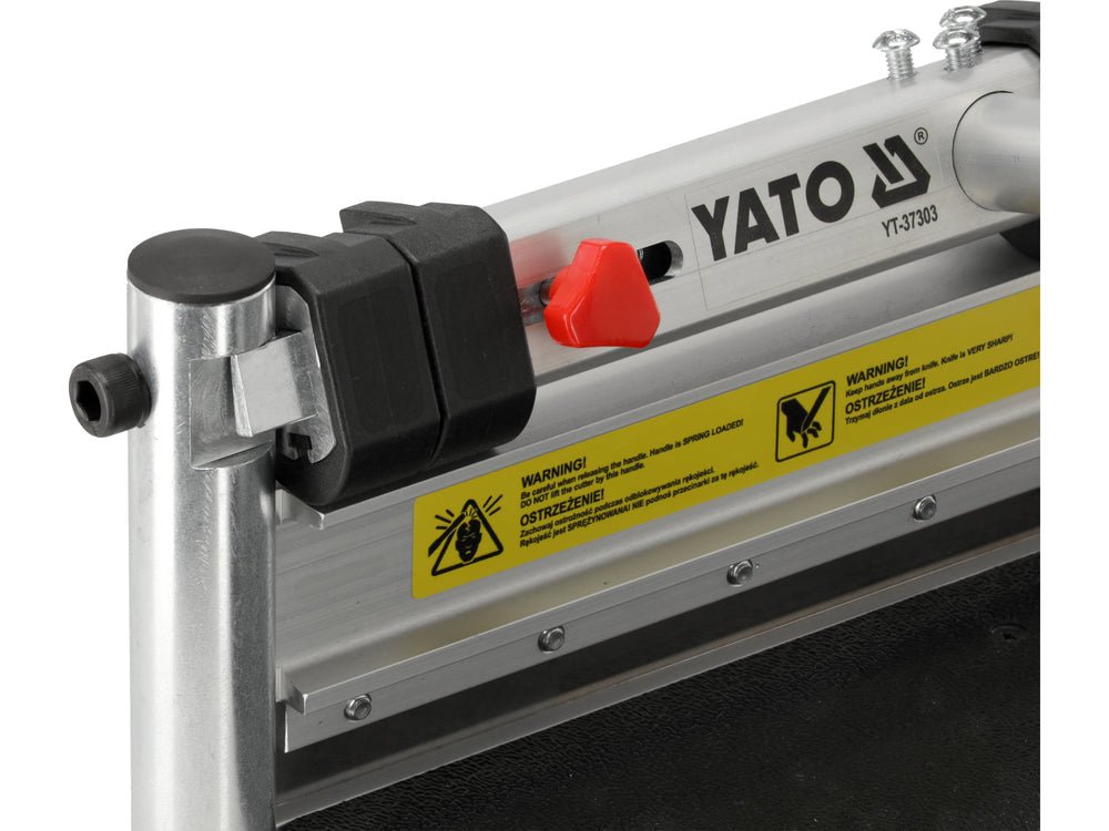 APARAT PENTRU TAIAT PARCHET LAMINAT 230MM Yato YT - 37303 - 230 mm, 15 mm, 650 mm, 460 mm Yato - scule electrice si unelte profesionale - BricoMart