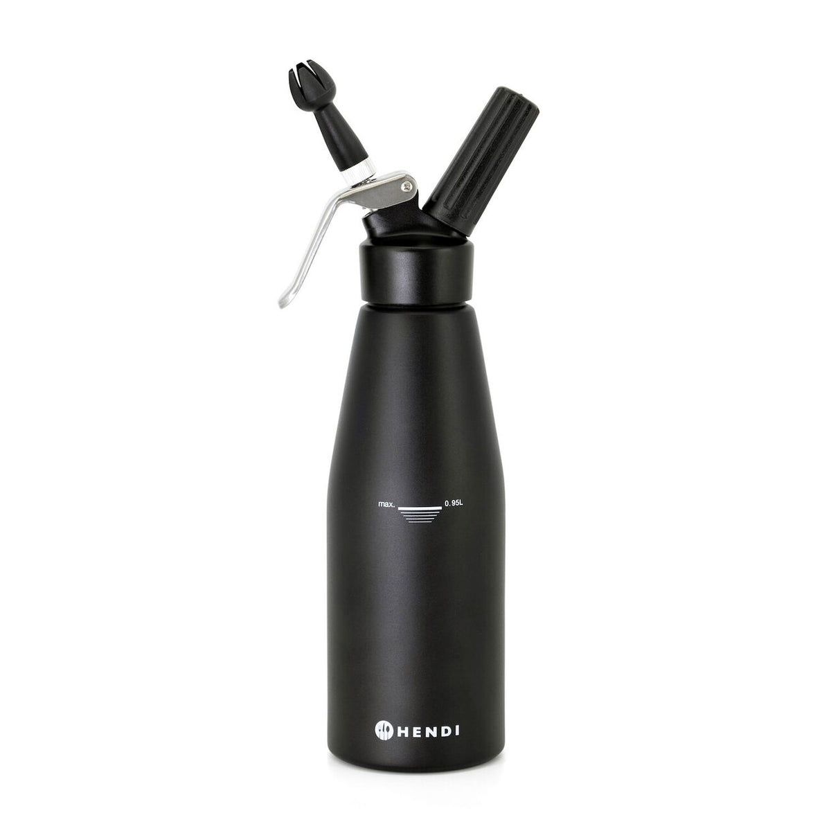 Aparat / sifon frisca, Kitchen Line, 0,95L, Negru, ø95x(H)320mm