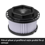 Aspirator pentru cenusa Einhell TC-AV 1830 D, 800 W, putere de aspirare 170 mbar, recipient colectare 18 l, sistem de filtrare, pre-filtru pentru praf fin, functie de suflare, furtun 1 m, cablu 2 m - imagine 8